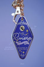 Riviera Resort Motel Keychain
