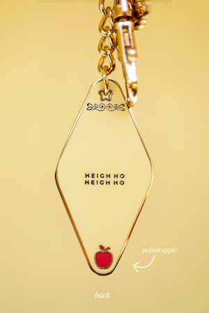 Snow White's Cottage Motel Keychain