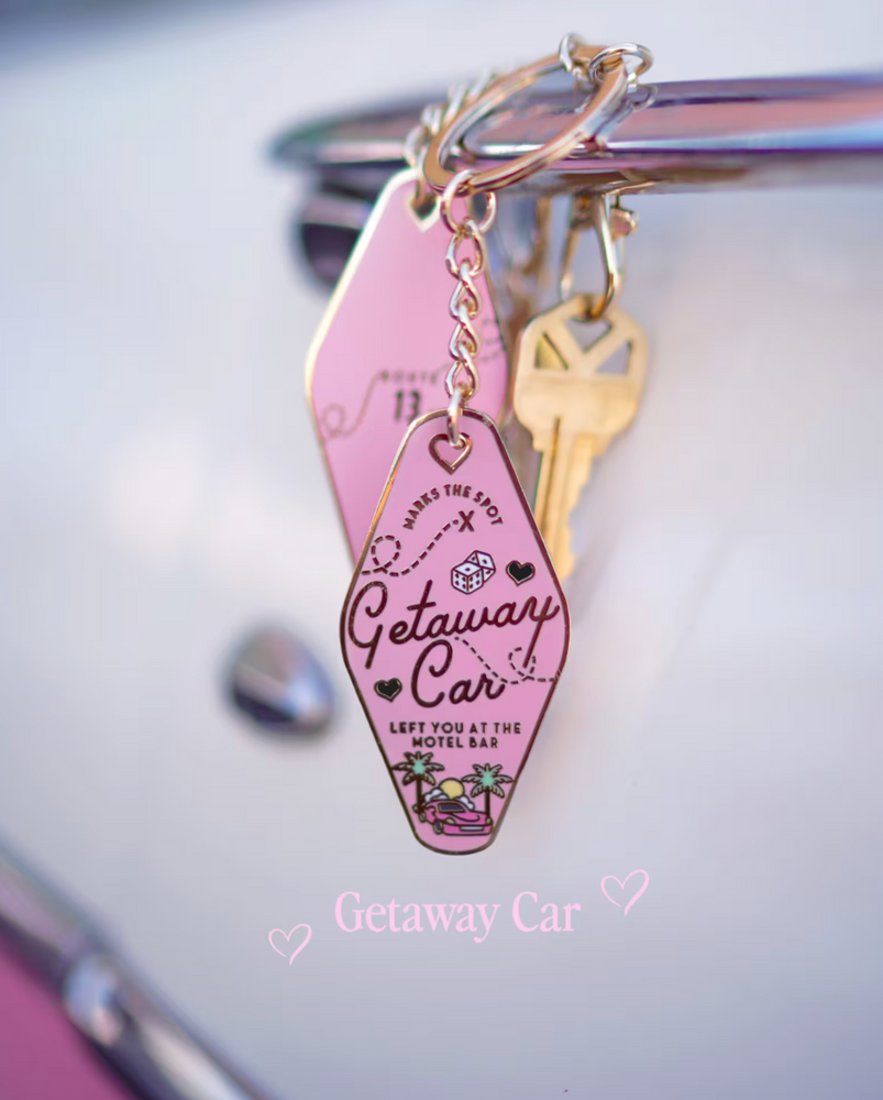 Getaway Car Taylor Swift Motel Keychain