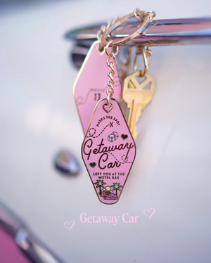 Getaway Car T.S Motel Keychain