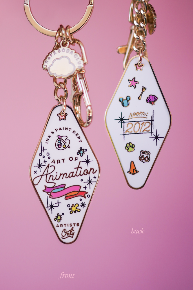 Art of Animation Motel Keychain