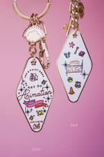 Art of Animation Motel Keychain