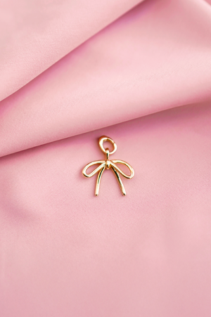 Bow 18k Gold Charm