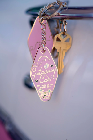 Getaway Car T.S Motel Keychain
