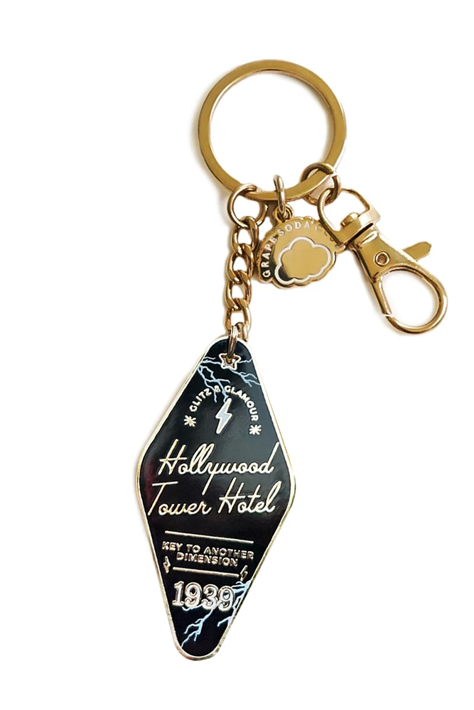 GrapeSodaClub Hollywood Tower Twilight Motel Keychain