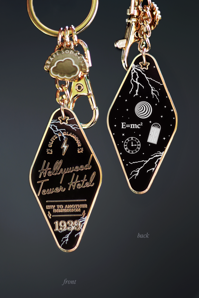Hollywood Tower Twilight Motel Keychain