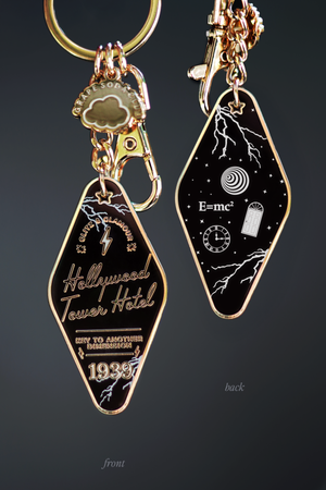 Hollywood Tower Twilight Motel Keychain