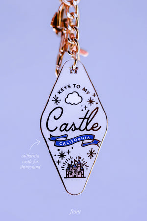 Keys to my Castle California Motel Keychain