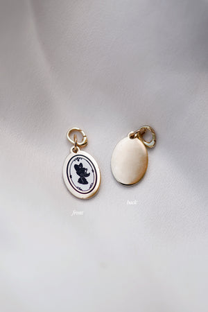 PRE ORDER Silhouette Portraits 18k Gold Charms w/ 24k Gold Necklaces