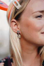 Adventure is Out There! Gold Drop Earrings