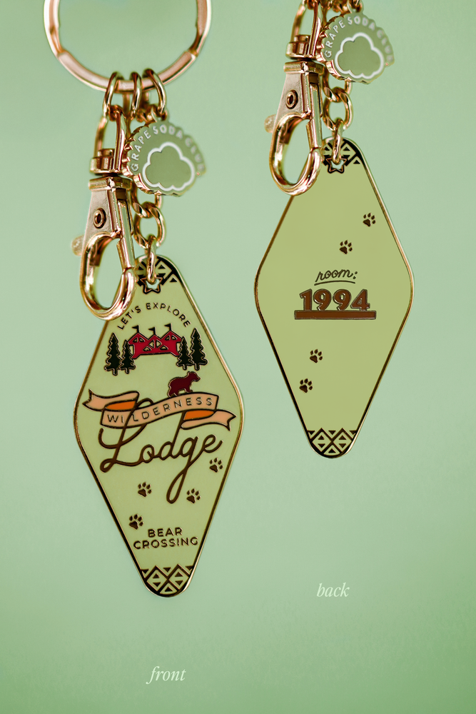Wilderness Lodge Motel Keychain