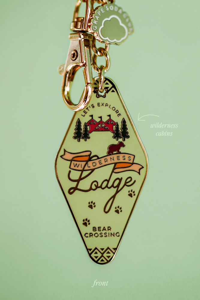 Wilderness Lodge Motel Keychain