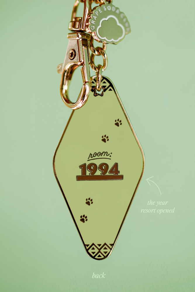 Wilderness Lodge Motel Keychain