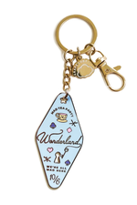 Alice in Wonderland Motel Keychain