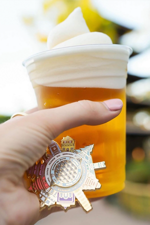 World Showcase Spinner Keychain