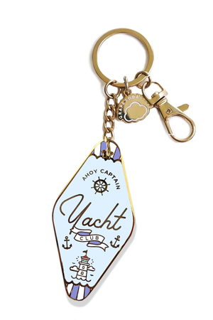 Yacht Club Motel Keychain