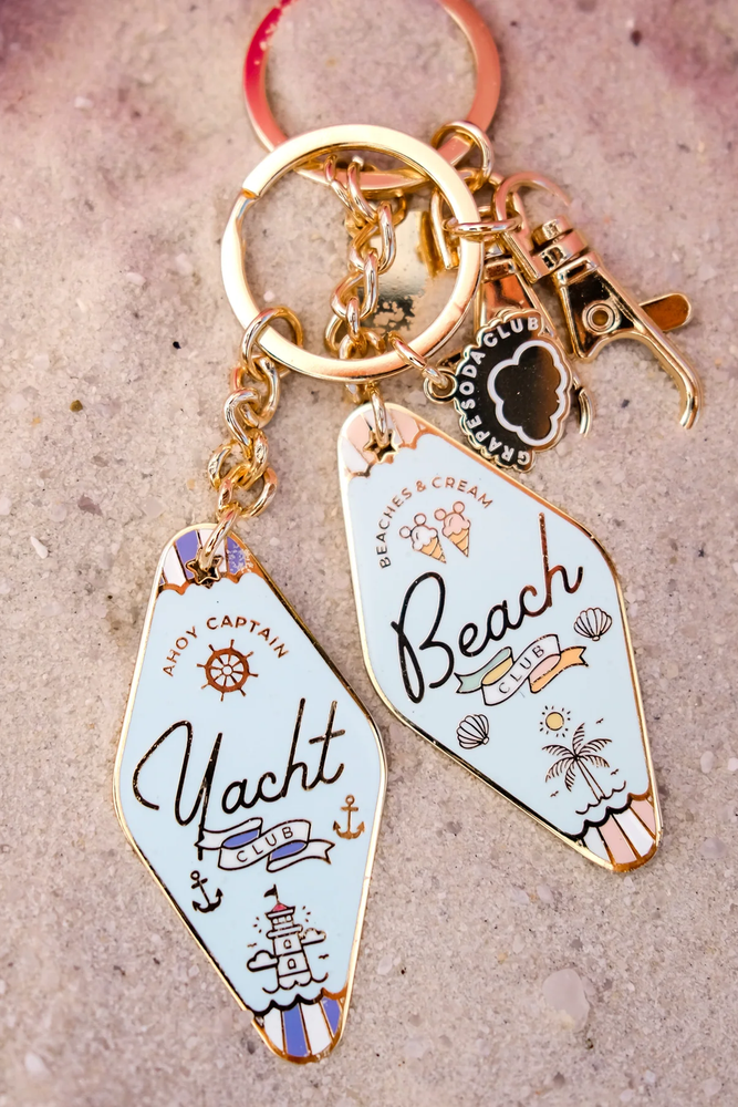 Yacht Club Motel Keychain