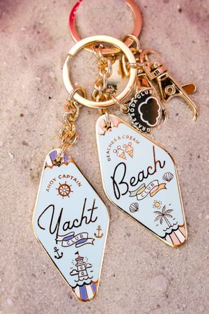 Yacht Club Motel Keychain