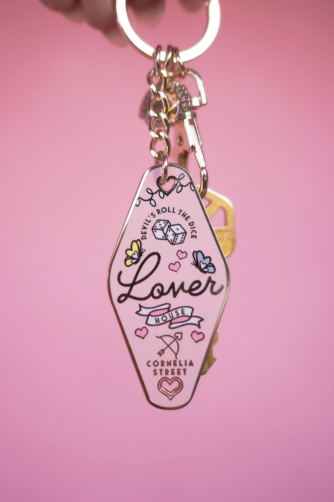 Lover House Taylor Swift Motel Keychain