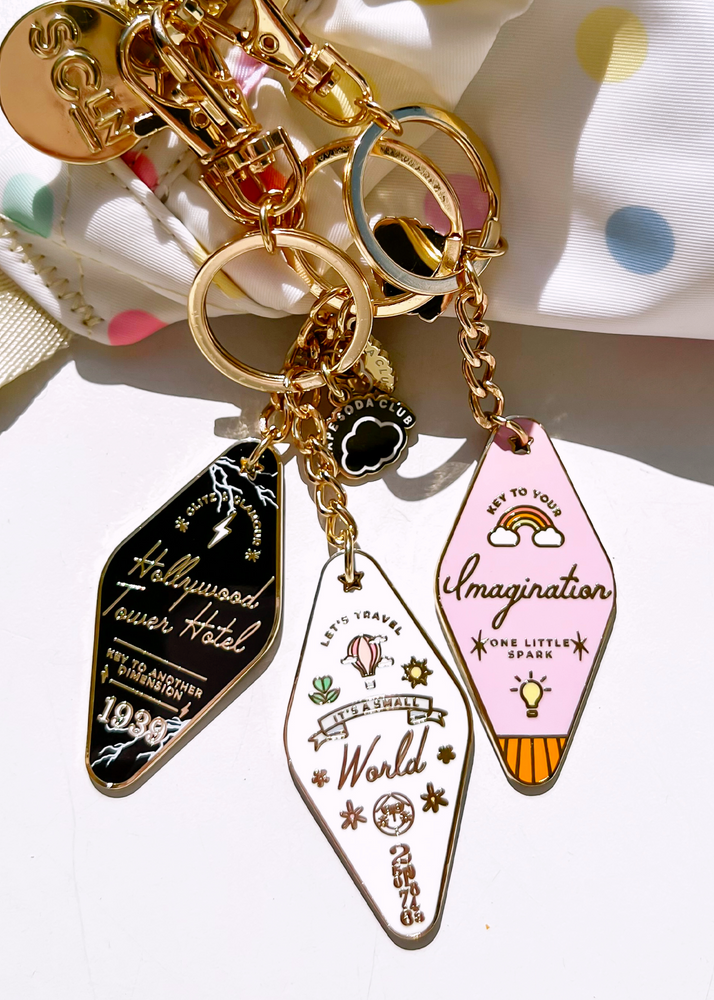 It's a 2025 small world keychain