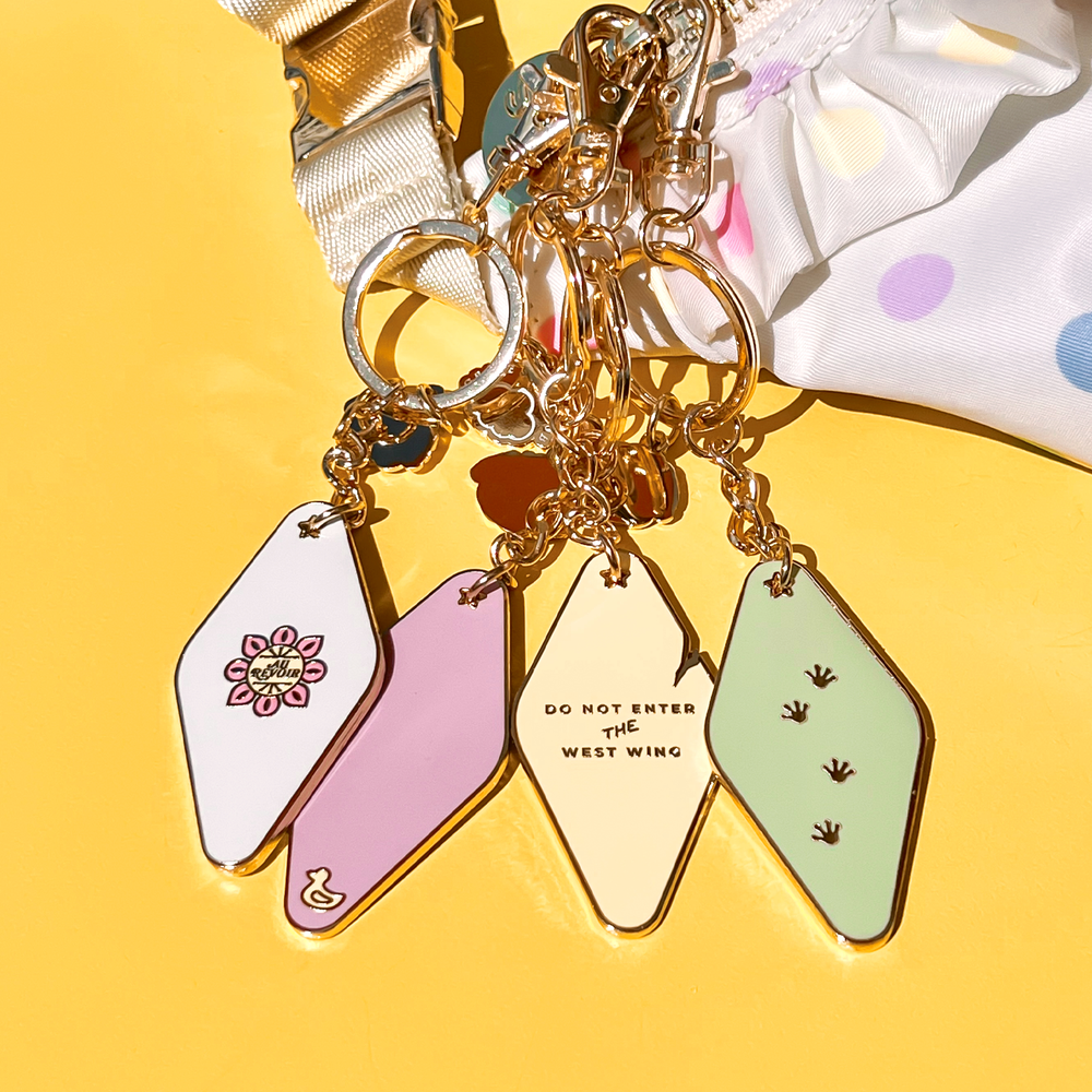 Enchanted Castle Motel Keychain