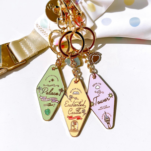 Enchanted Castle Motel Keychain