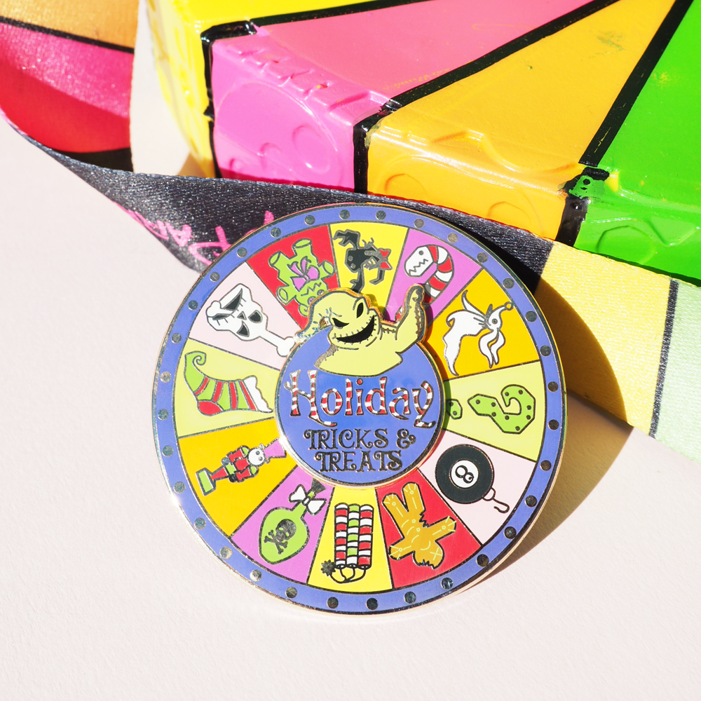Holiday Trick & Treats Halloween Spinner Enamel Pin