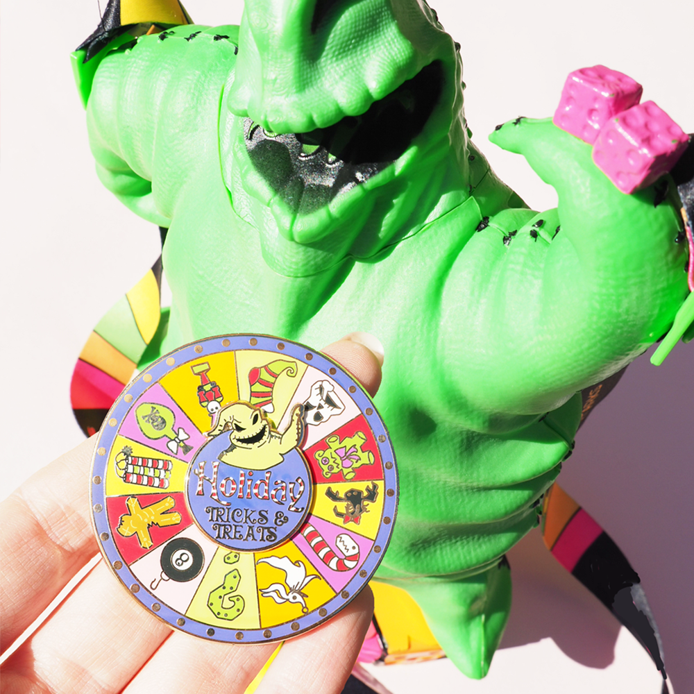 Holiday Trick & Treats Halloween Spinner Enamel Pin