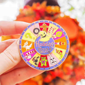 Holiday Trick & Treats Halloween Spinner Enamel Pin