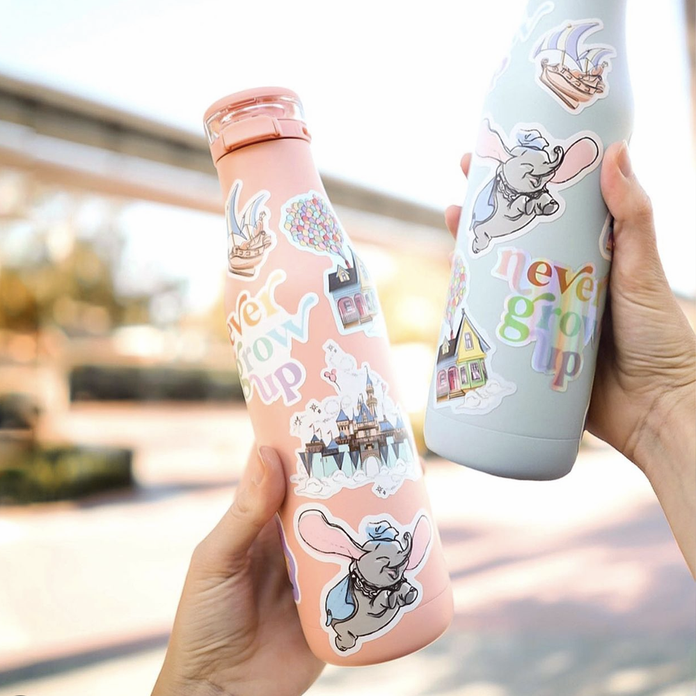 Never Grow Up Holographic Sticker
