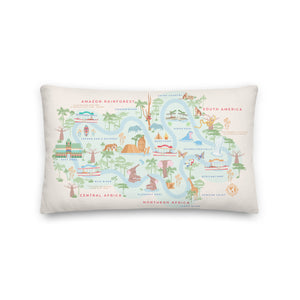 Jungle Cruise Ride Premium Pillow