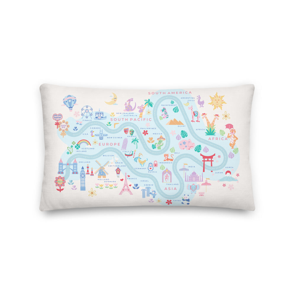 Small World Ride Premium Pillow